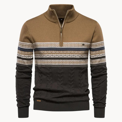 SOHO™ | PREMIUM STRICK ZIP PULLOVER