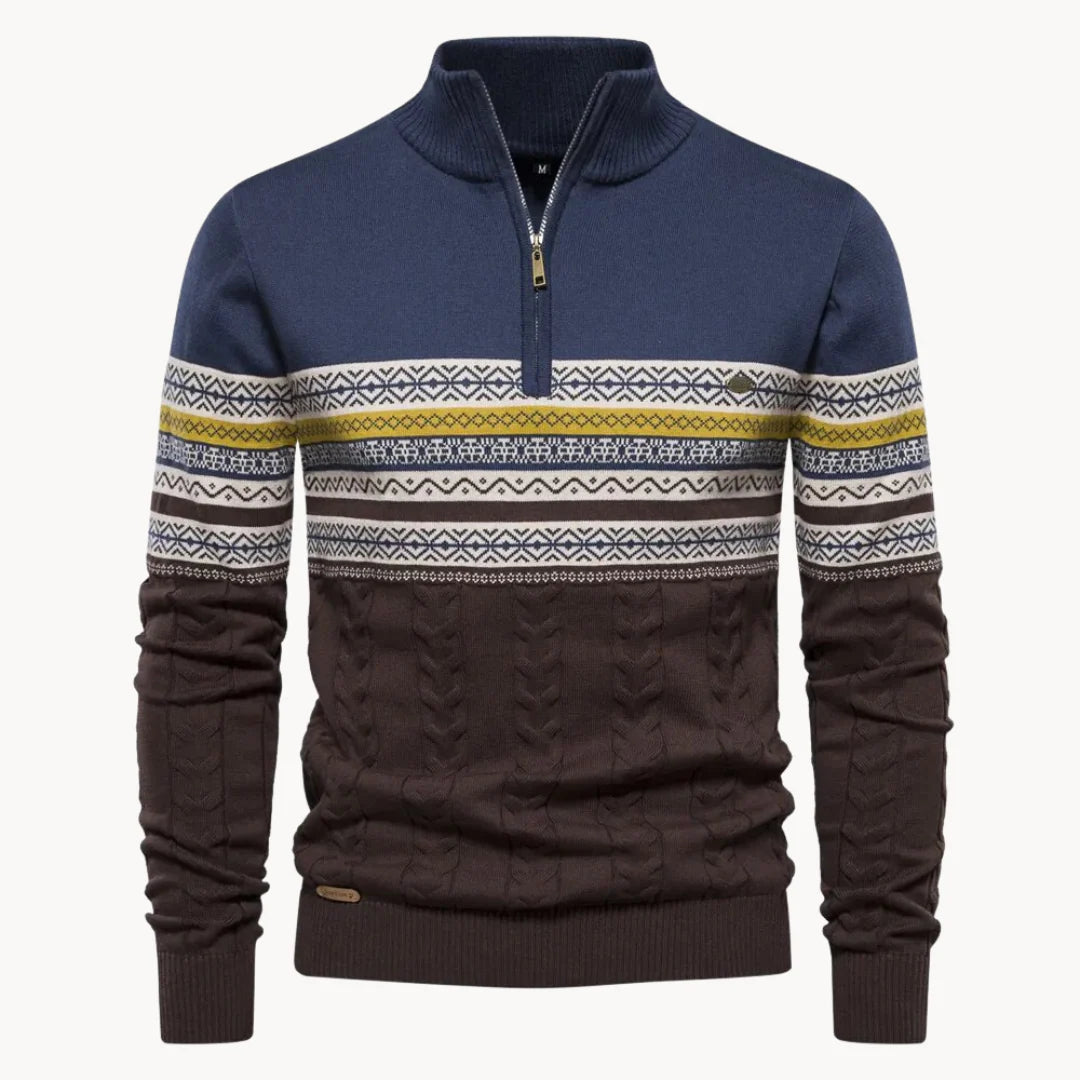 SOHO™ | PREMIUM STRICK ZIP PULLOVER