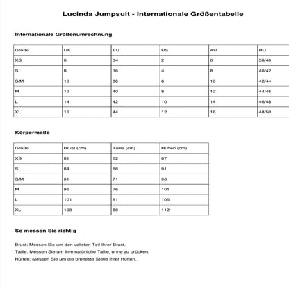 Lucinda - Schwarzer Overall