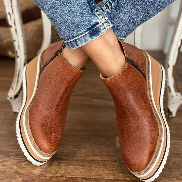 Kaily| Luxuriöse Lederstiefel für Frauen