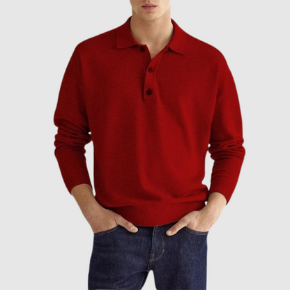 Aldo™ | Premium Langarm-Polo