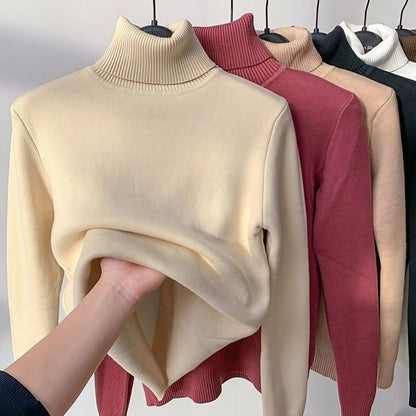 Caelia™ | Strickpullover mit Teddy-Futter