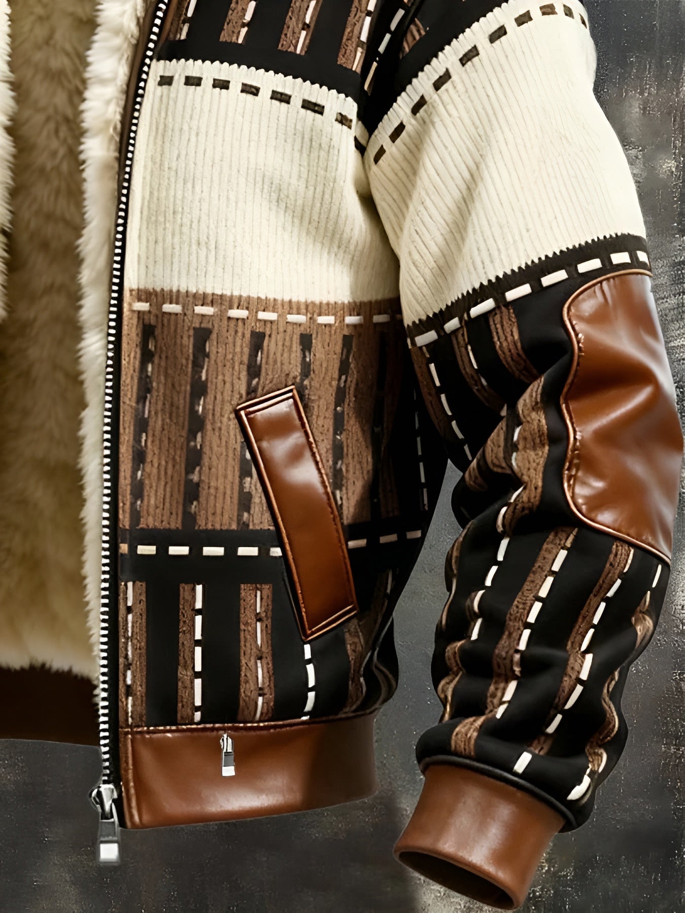 RALEIGH™ | Sherpa-gefütterte Zip-Jacke