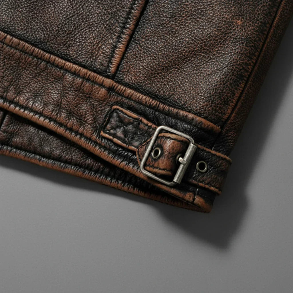BARGER™ | Vintage-Lederjacke
