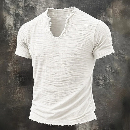 VAREL™ | VINTAGE V-AUSSCHNITT T-SHIRT