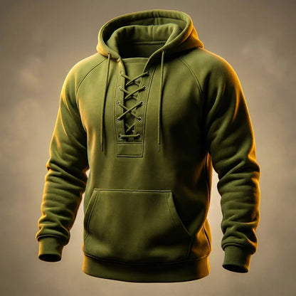 TANNER™ | PREMIUM BAUMWOLL LACE-UP HOODIE