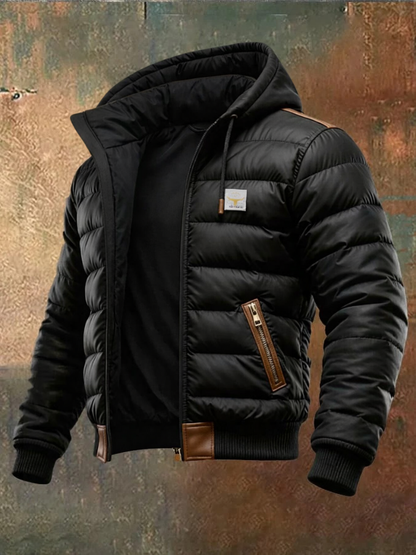 JASON™ | SCHWARZE GEFÜTTERTE JACKE