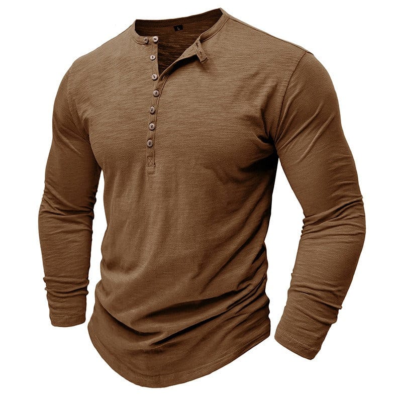 ALTON™ | SLUB JERSEY HENLEY SHIRT