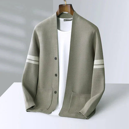 DAVID™ | LÄSSIGER HERREN CARDIGAN MIT KNOPFLEISTE
