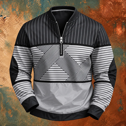 ELAN™ | PULLOVER MIT LANGEN ARMELN UND HALBEM REISSVERSCHLUSS