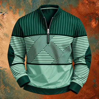 ELAN™ | PULLOVER MIT LANGEN ARMELN UND HALBEM REISSVERSCHLUSS