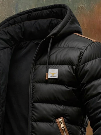 JASON™ | SCHWARZE GEFÜTTERTE JACKE