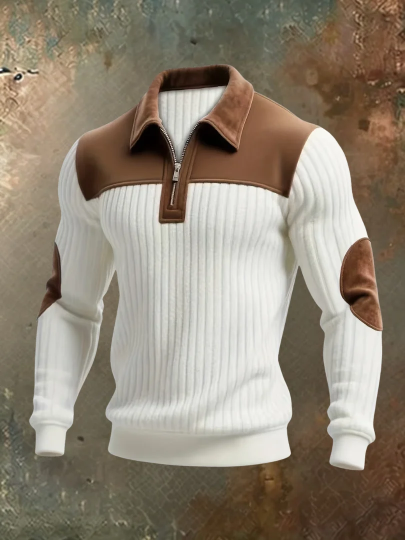 VARELL™ | PREMIUM HERREN RIPPSTRICK PULLOVER