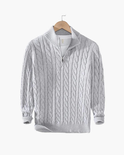 ALPENWERT™ | ZOPFSTRICK HALF ZIP PULLOVER