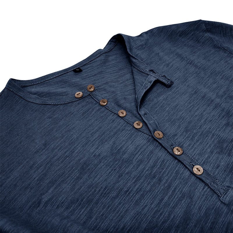 ALTON™ | SLUB JERSEY HENLEY SHIRT