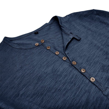 ALTON™ | SLUB JERSEY HENLEY SHIRT