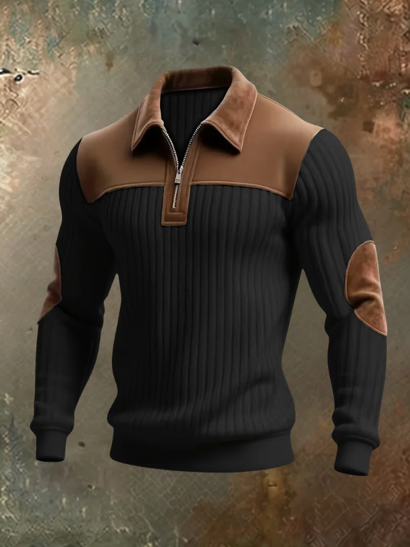 VARELL™ | PREMIUM HERREN RIPPSTRICK PULLOVER