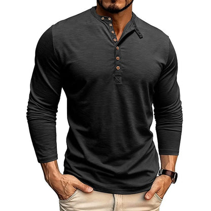 ALTON™ | SLUB JERSEY HENLEY SHIRT