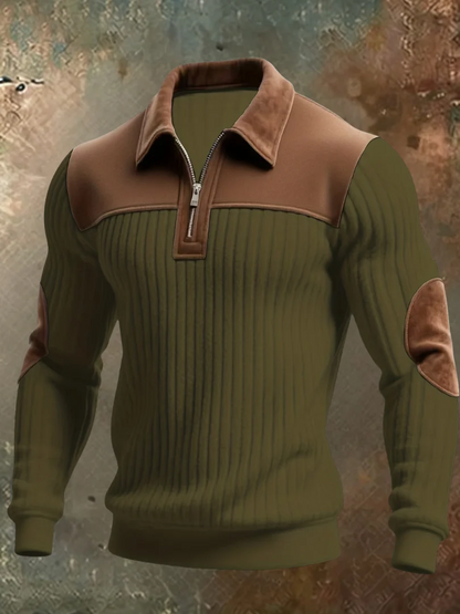 VARELL™ | PREMIUM HERREN RIPPSTRICK PULLOVER