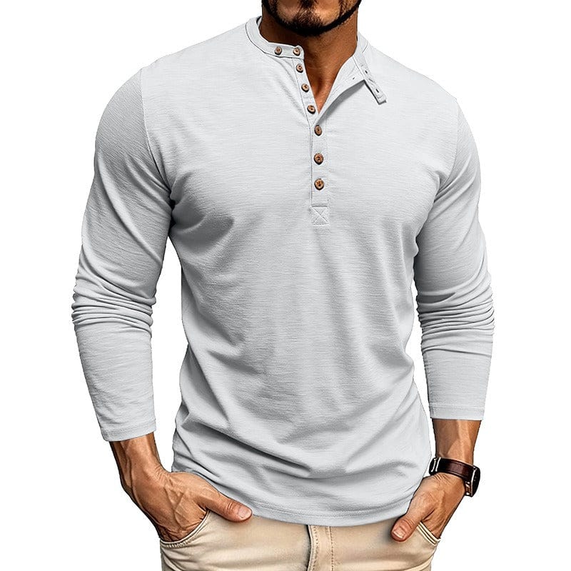 ALTON™ | SLUB JERSEY HENLEY SHIRT