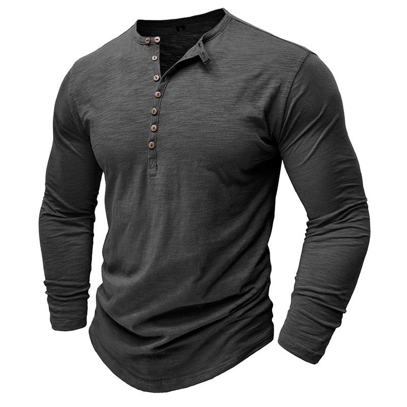 ALTON™ | SLUB JERSEY HENLEY SHIRT