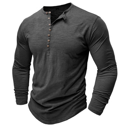 ALTON™ | SLUB JERSEY HENLEY SHIRT
