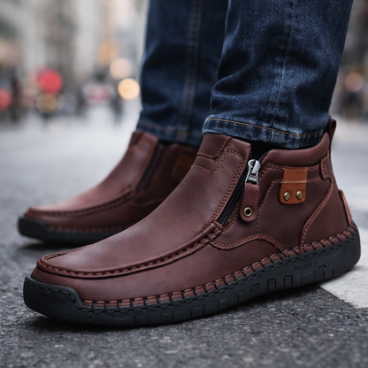 SAVONTI™ | BERGEN LEDER CHELSEA BOOTS