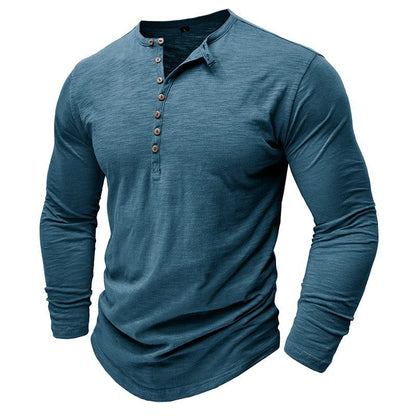 ALTON™ | SLUB JERSEY HENLEY SHIRT