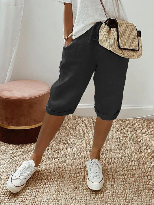 Almut™ | Bequeme shorts mit umschlag