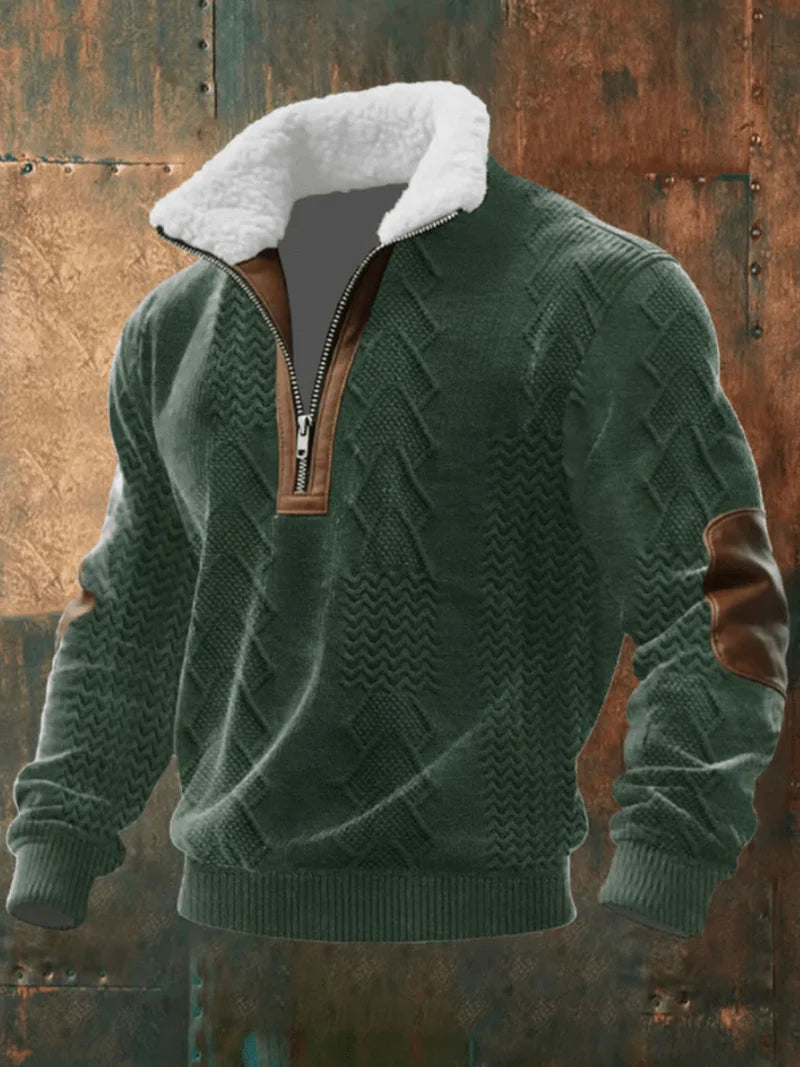 MARCUS™ | Premium Herrenpullover mit Fleecekragen