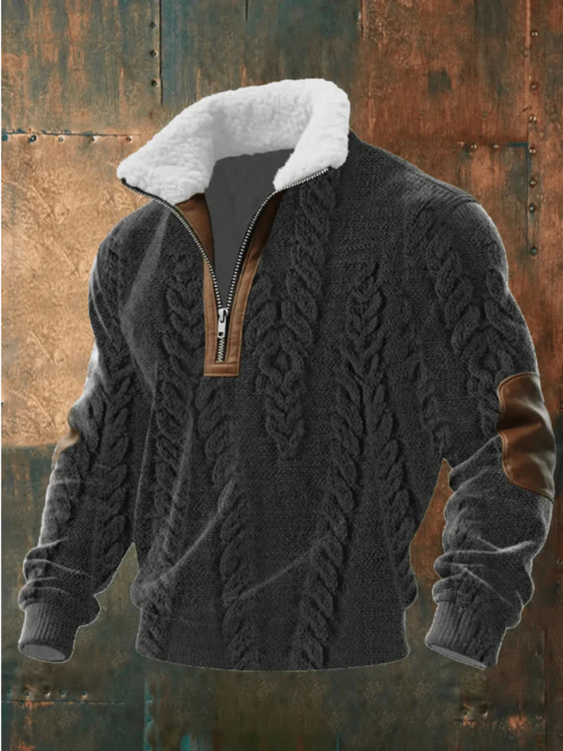 MARCUS™ | Premium Herrenpullover mit Fleecekragen