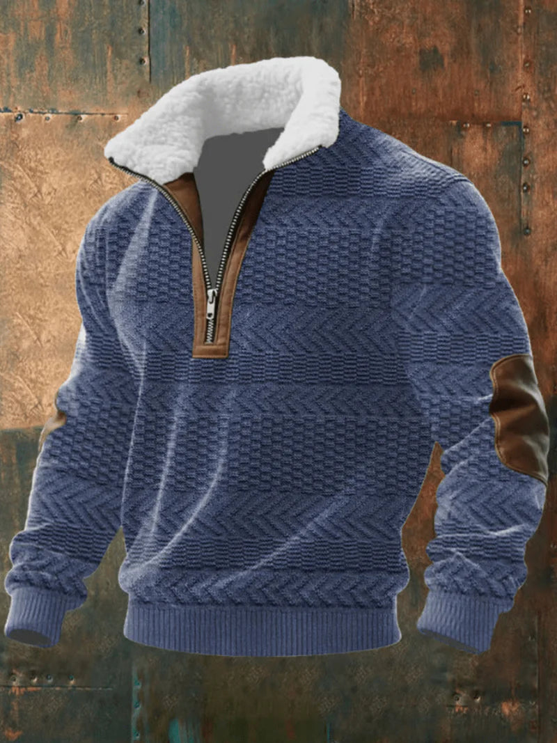 MARCUS™ | Premium Herrenpullover mit Fleecekragen