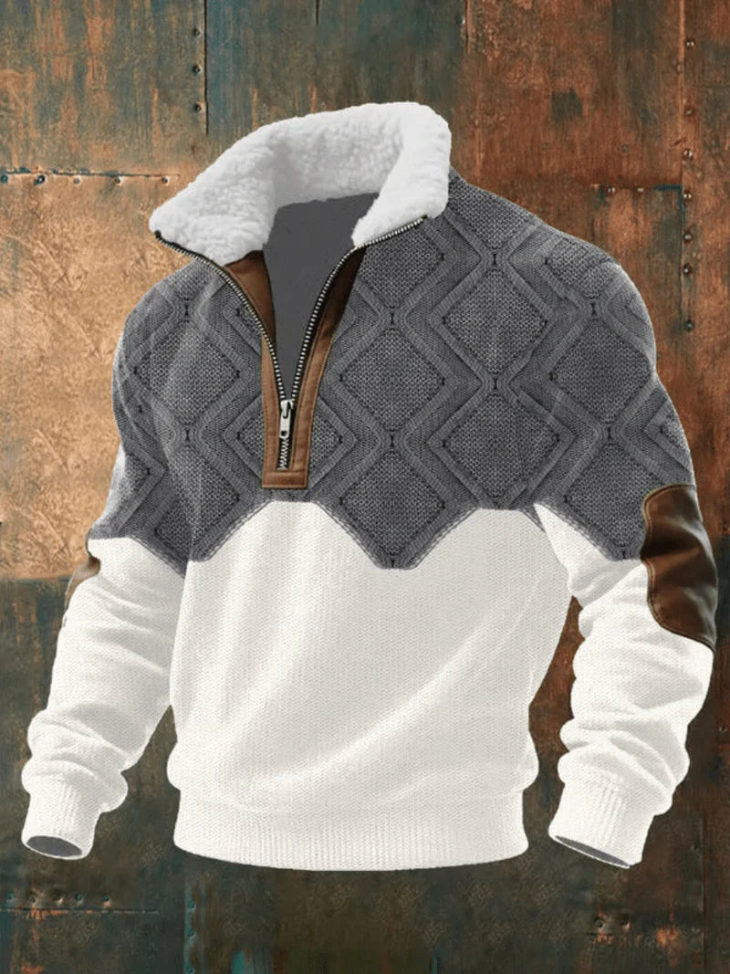 MARCUS™ | Premium Herrenpullover mit Fleecekragen