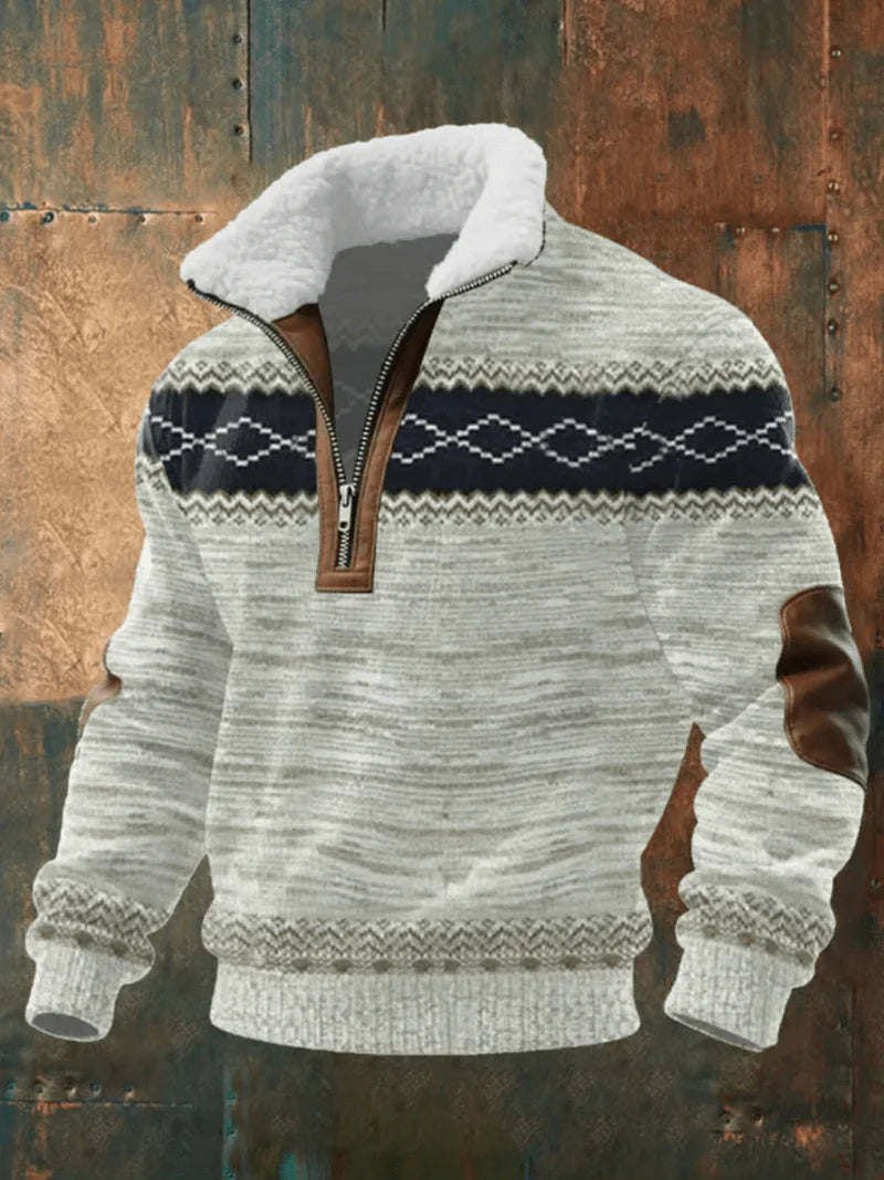 MARCUS™ | Premium Herrenpullover mit Fleecekragen
