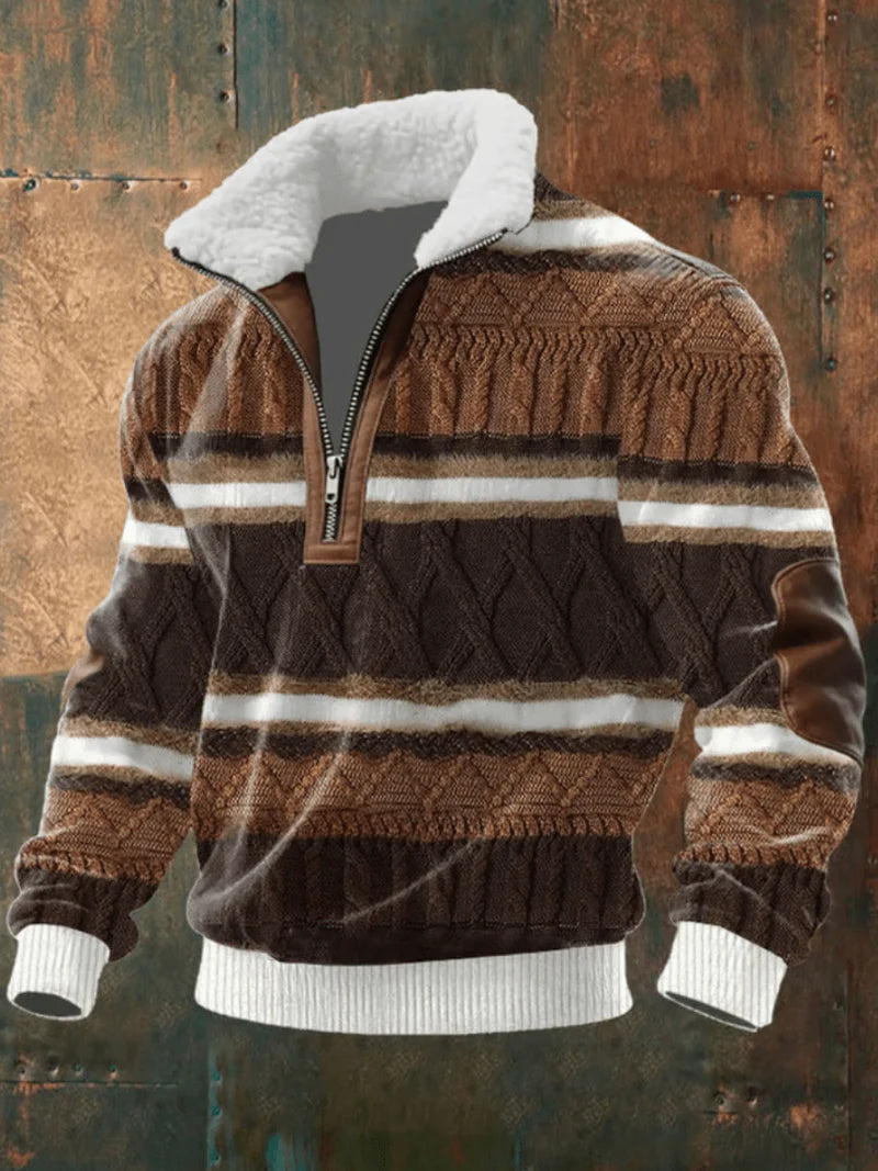 MARCUS™ | Premium Herrenpullover mit Fleecekragen