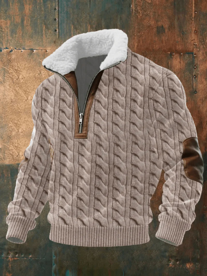 MARCUS™ | Premium Herrenpullover mit Fleecekragen