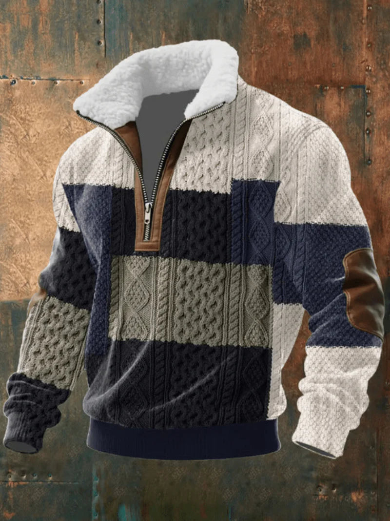 MARCUS™ | Premium Herrenpullover mit Fleecekragen