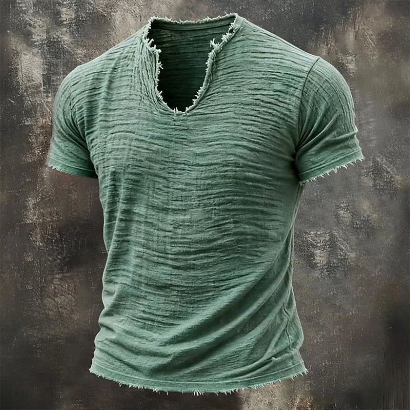VAREL™ | VINTAGE V-AUSSCHNITT T-SHIRT