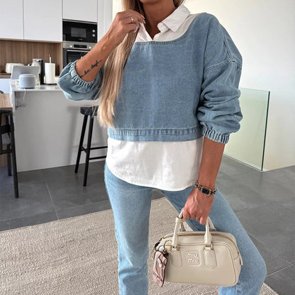 🩵 Jeans-Set Damen